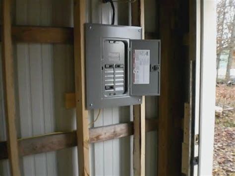 pole barn electrical distribution box|pole barn power requirements.